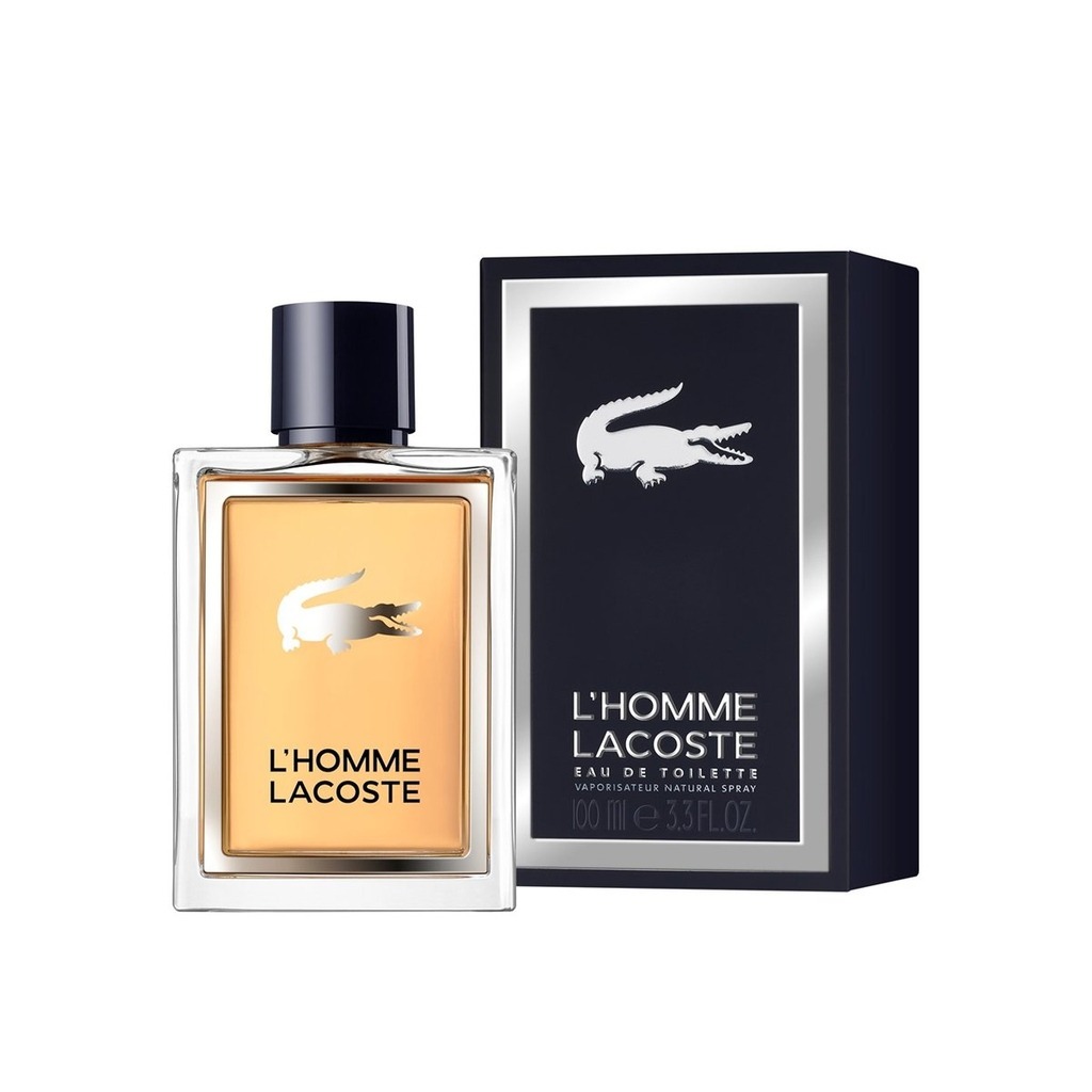Lacoste L'Homme Eau De Toilette For Men - Woody Spicy Fragrance 100ml