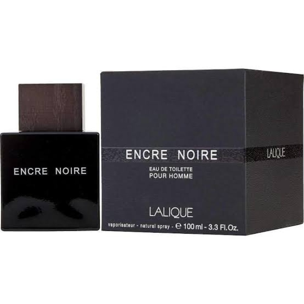 Lalique Encre Noire Pour Homme Eau De Toilette For Men - Woody Fragrance 100ml