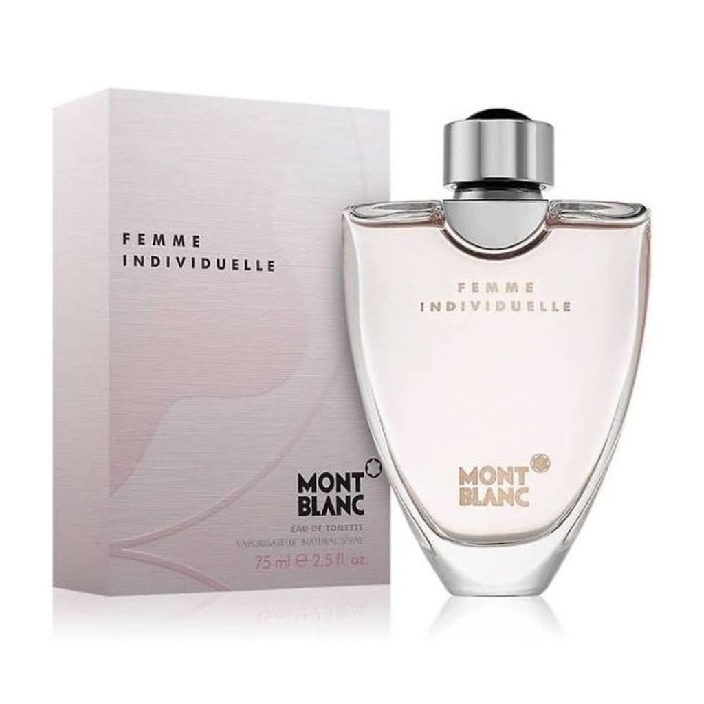 Mont Blanc Femme Individuelle Eau De Toilette For Women - Floral Oriental Luxury Fragrance 75ml