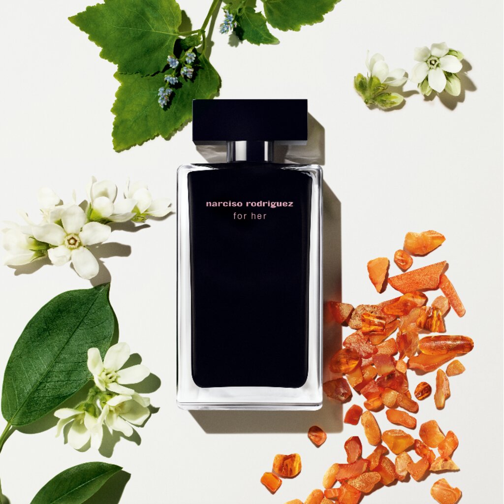 Narciso Rodriguez For Her Eau De Toilette For Women - Floral Amber Fragrance 100ml