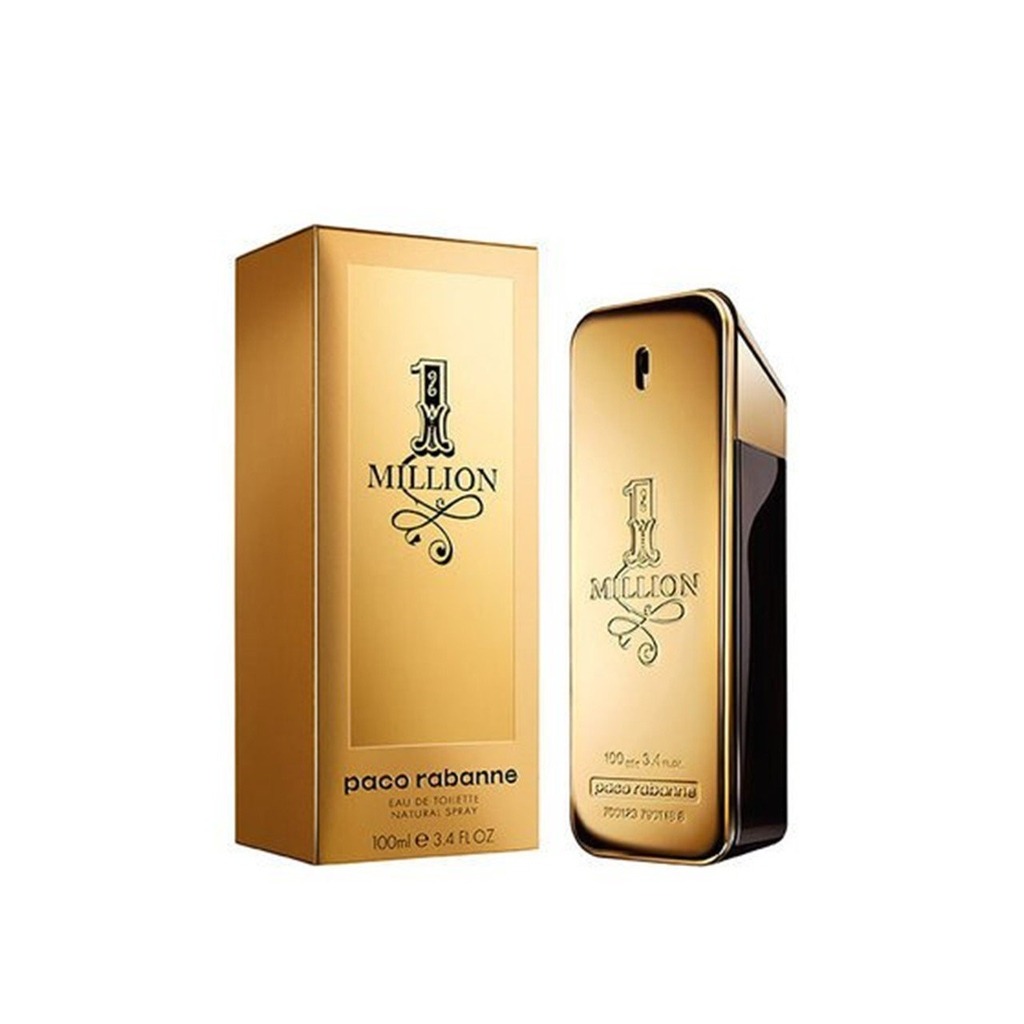 Paco Rabanne 1 Million Eau De Toilette For Men - Citrus Spicy Luxury Fragrance 100ml