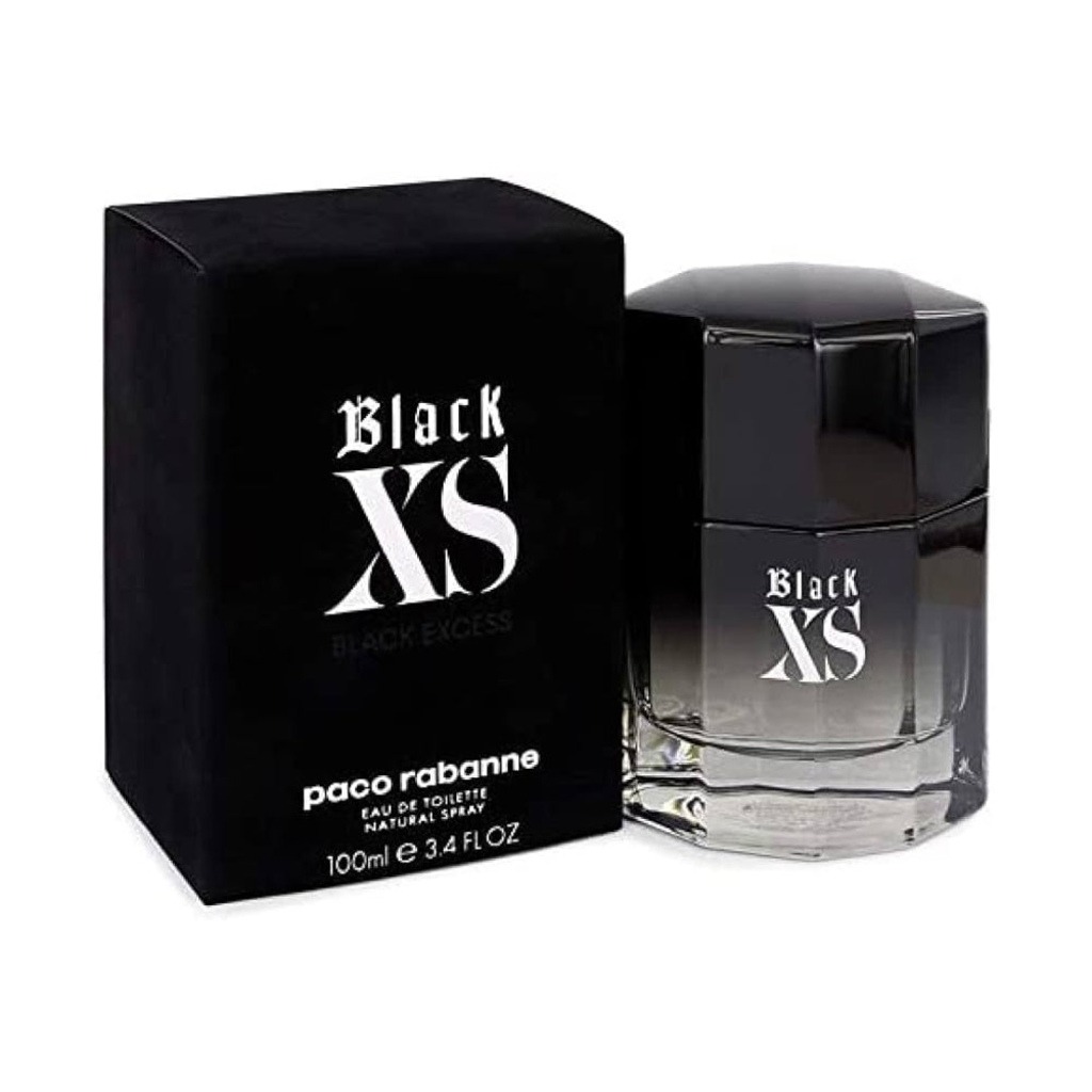 Paco Rabanne Black XS Eau De Toilette For Men - Woody Ambery Luxury Fragrance 100ml