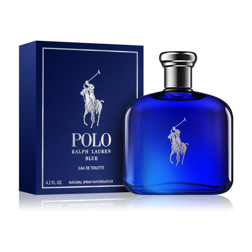 Ralph Lauren Polo Blue Eau De Toilette For Men - Fresh Woody Fragrance 125ml