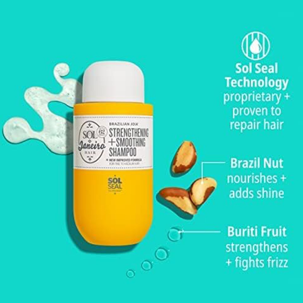 Sol De Janeiro Brazilian Joia Strengthening Smoothing Hair Shampoo 90ml