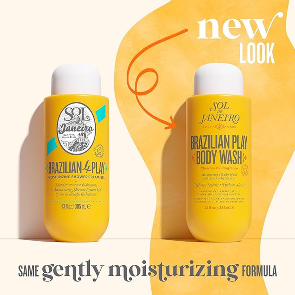 Sol De Janeiro Brazilian Cheirosa 62 Fragrance Moisturizing Body Wash Gel Cream 90ml