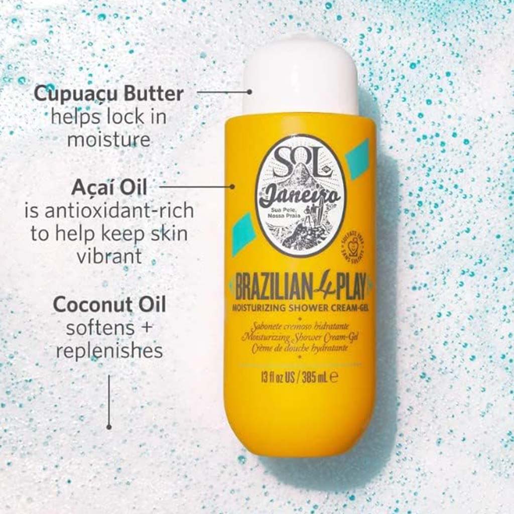 Sol De Janeiro Brazilian Cheirosa 62 Fragrance Moisturizing Body Wash Gel Cream 90ml