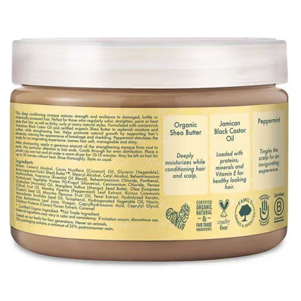 Shea Moisture Jamaican Black Castor Oil Strengthen & Restore Hair Treatment Masque 326g