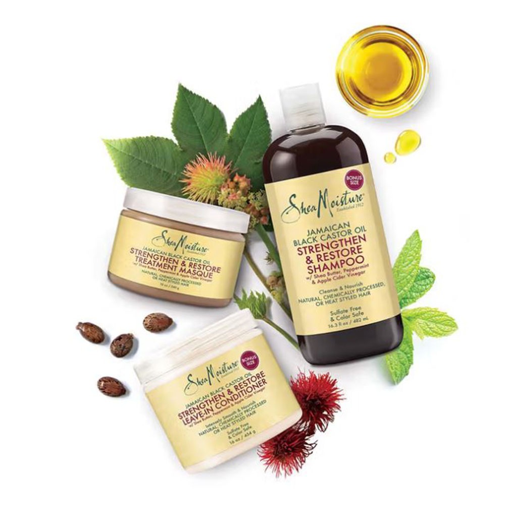 Shea Moisture Jamaican Black Castor Oil Strengthen & Restore Hair Treatment Masque 326g