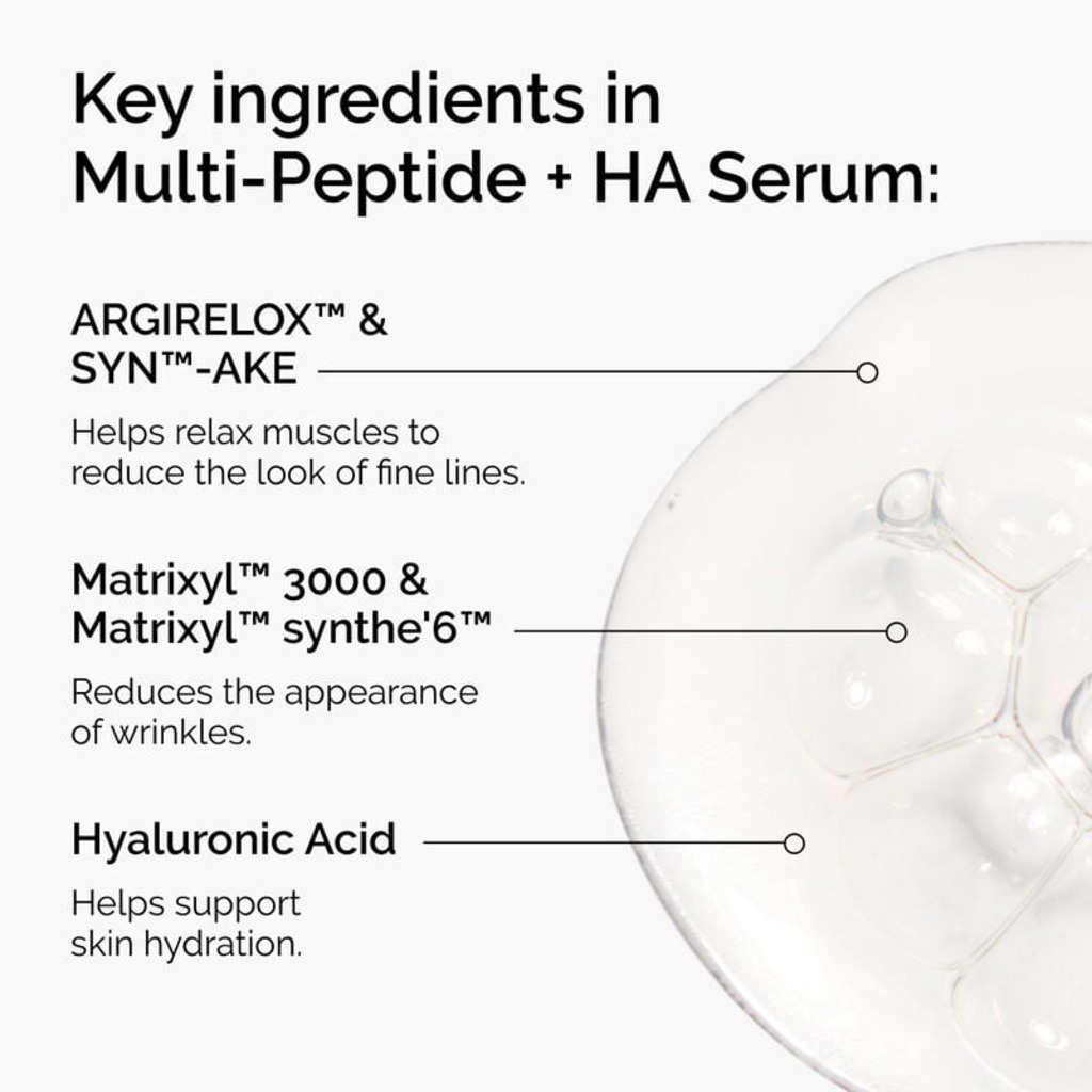 The Ordinary Multi-Peptide + HA Hyaluronic Acid Antiaging Serum 60ml 