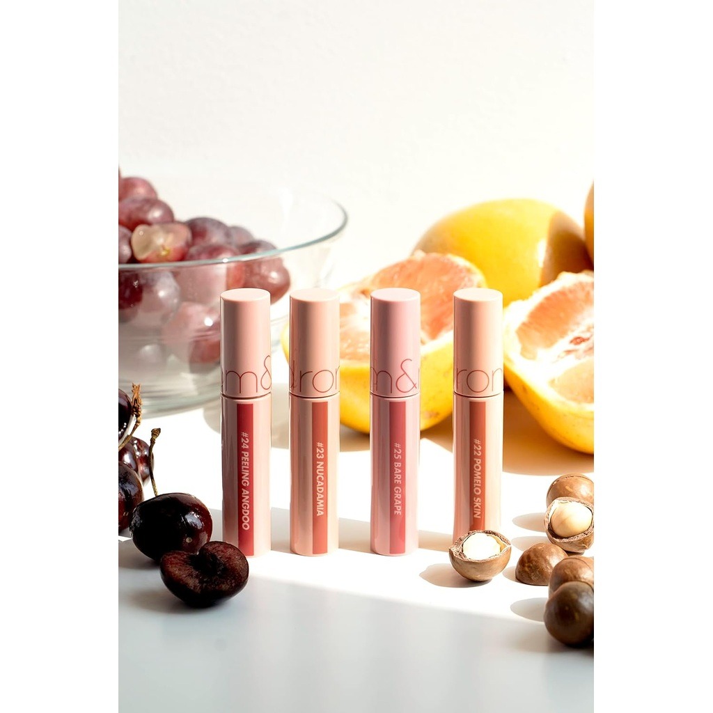 Rom&nd Bare Juicy Lasting Lip Tint With Fruity Shades, Color - 23 Nucadamia 5.5g 