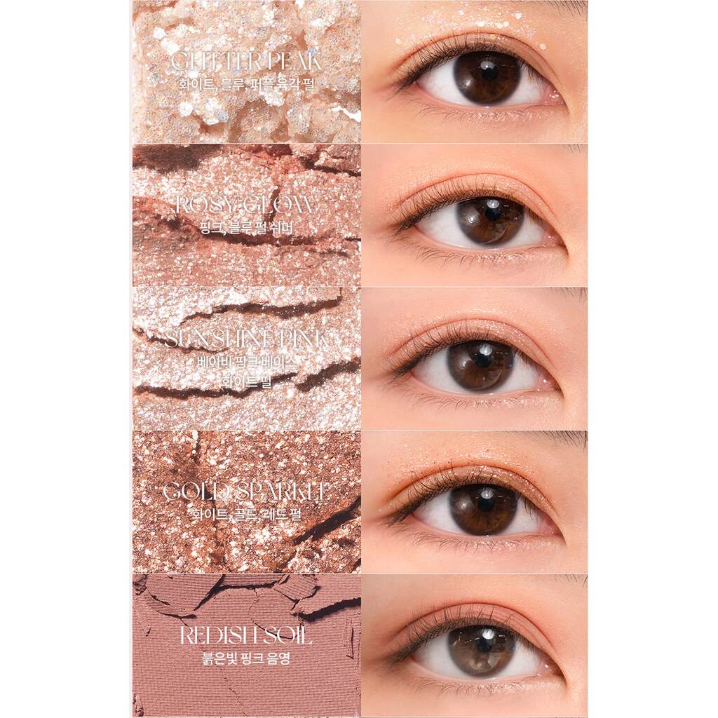 Rom&nd Better Than Palette Secret Eyeshadow Palette, Shade - 03 Rosebud Garden 7.5g