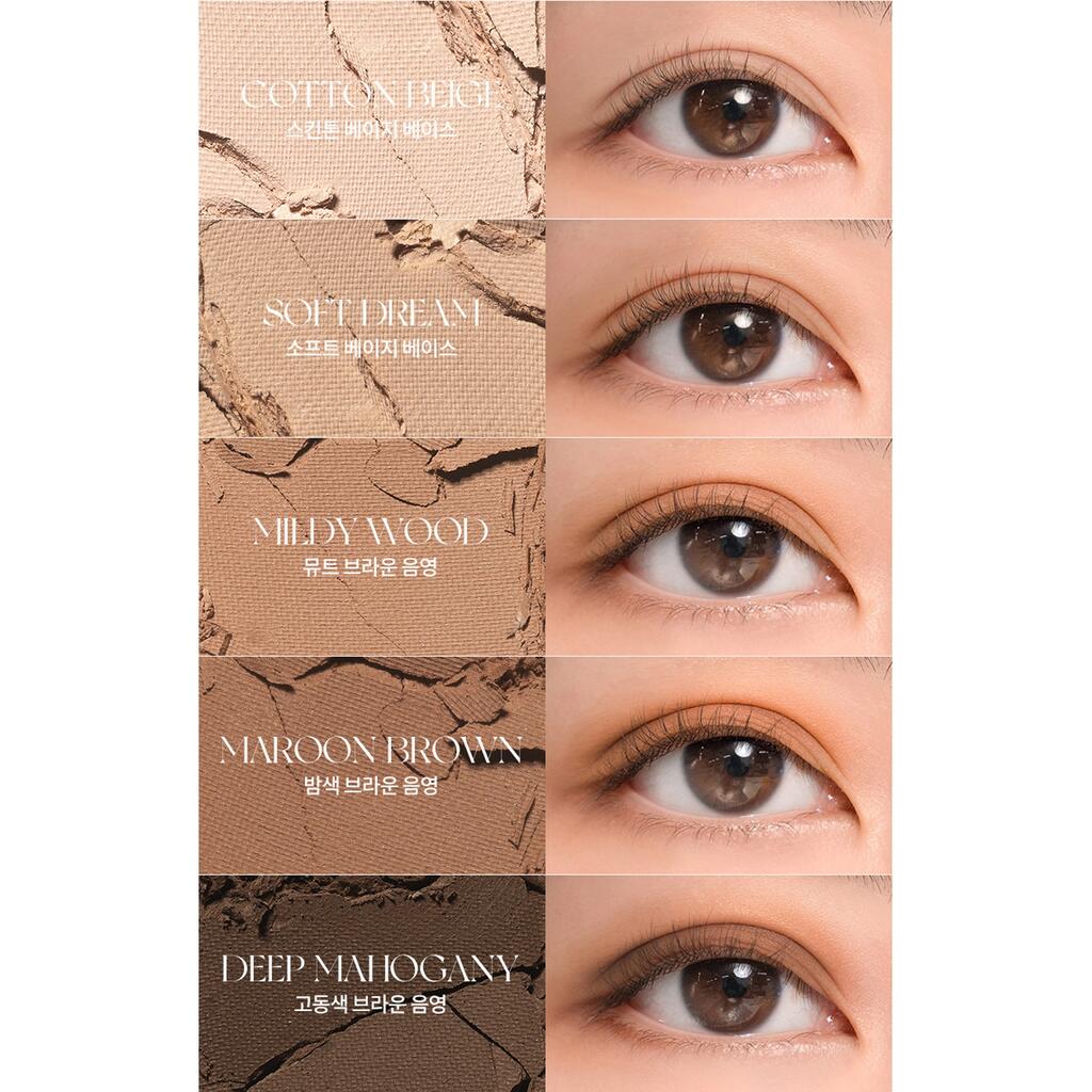 Rom&nd Better Than Palette Secret Eyeshadow Palette, Shade - 02 Mahogany Garden 7.5g