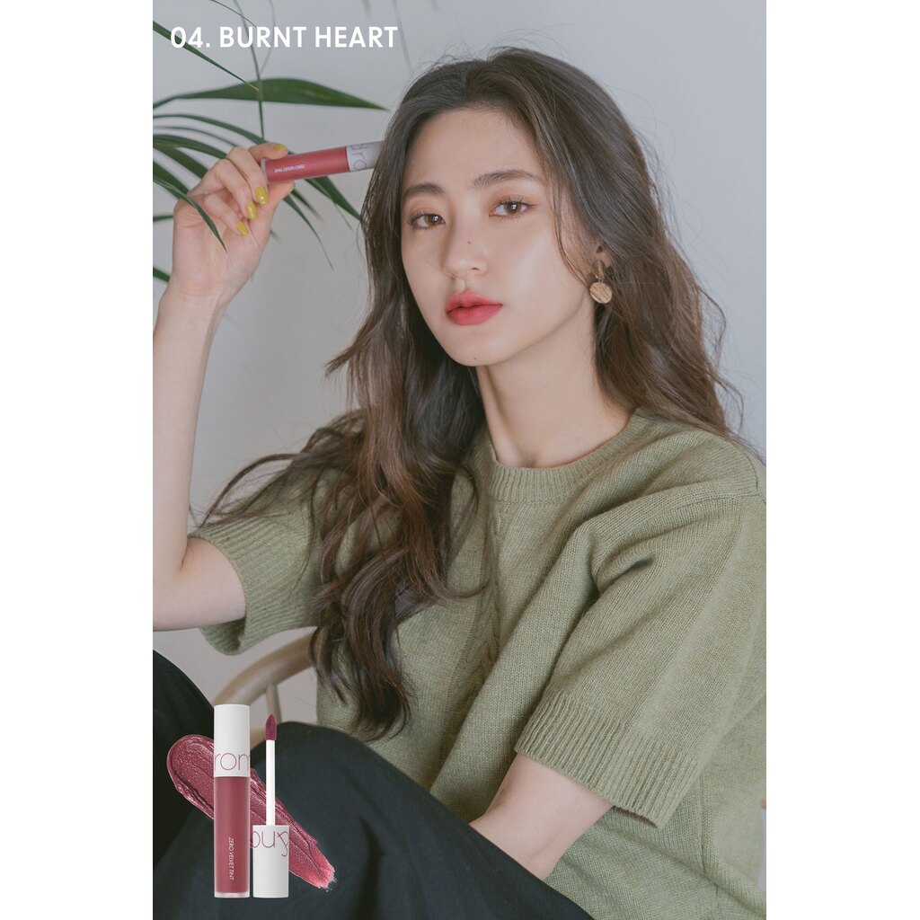 Rom&nd Zero Velvet Lip Tint With Matte Finish - 04 Burnt Heart 5.5g