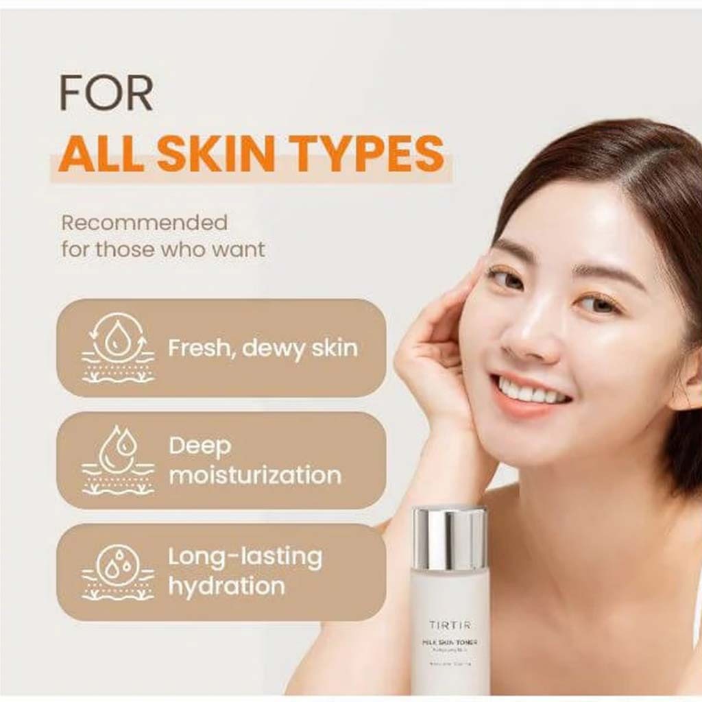 Tirtir Milk Skin Face Toner For Moisturizing & Soothing Skin 150ml 