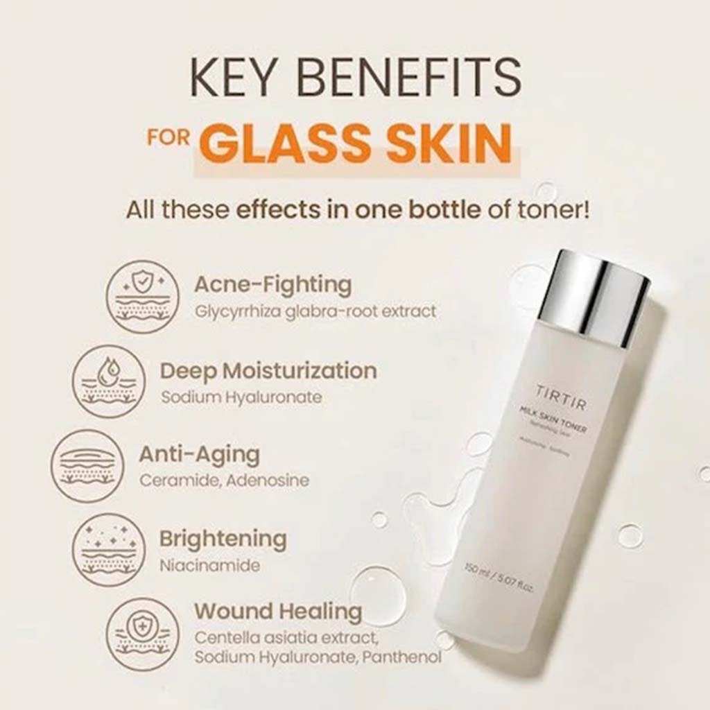 Tirtir Milk Skin Face Toner For Moisturizing & Soothing Skin 150ml 