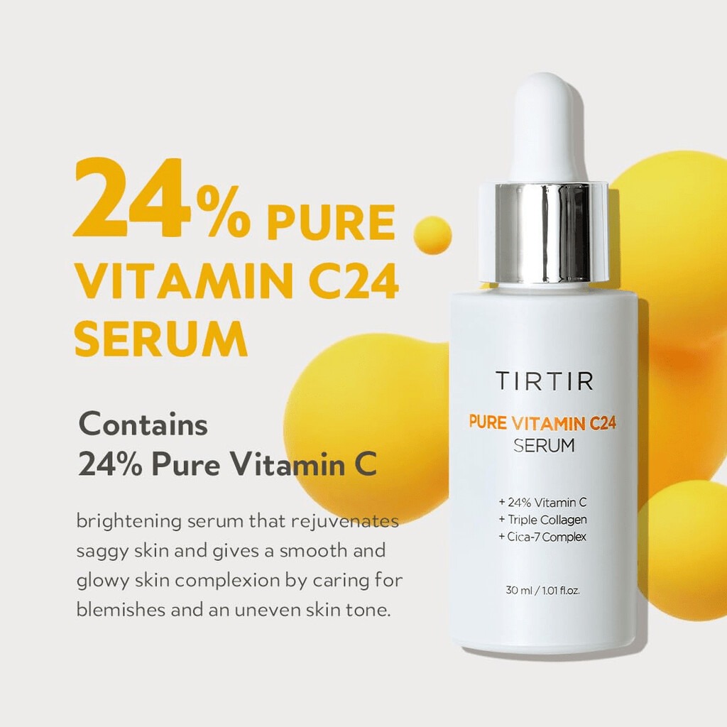 Tirtir Pure Vitamin C 24 Skin Brightening Serum For Dark Spots 30ml 
