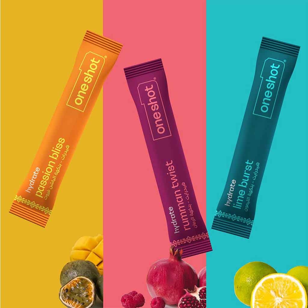 Oneshot Yummy Hydration Kids Electrolyte Drink Mix Discovery Pack, Pack of 21's