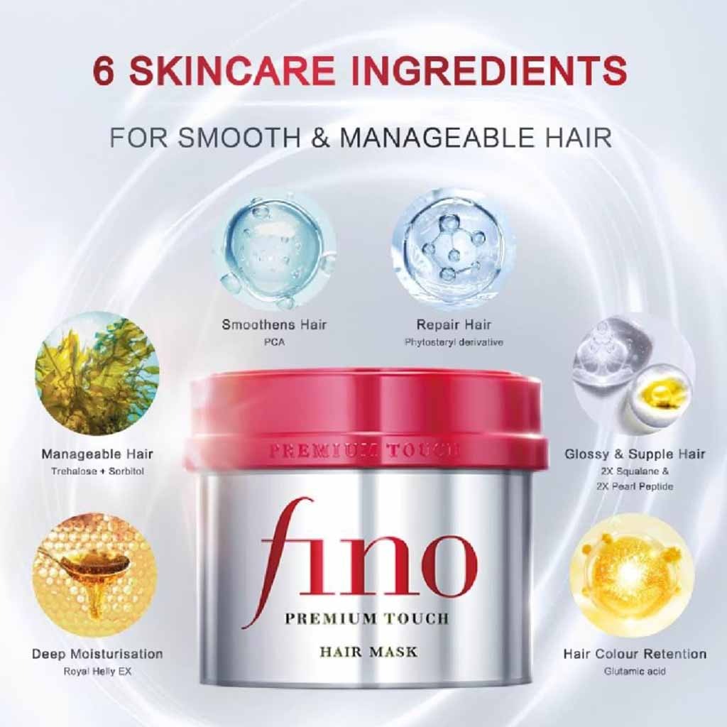 Shiseido Fino Premium Touch Hair Mask For Dry & Frizzy Hair 230g 