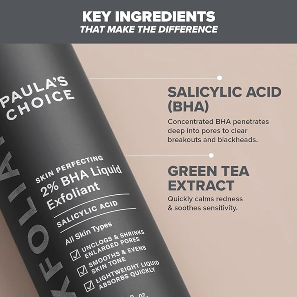 Paula's Choice Skin Perfecting 2% BHA Facial Liquid Exfoliant With Salicylic Acid 118ml