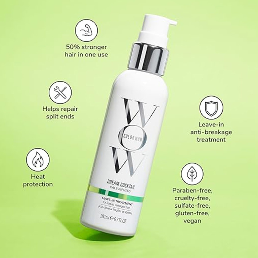 Color Wow Dream Cocktail Kale Infused Leave-In Hair Strengthening Treatment 200ml