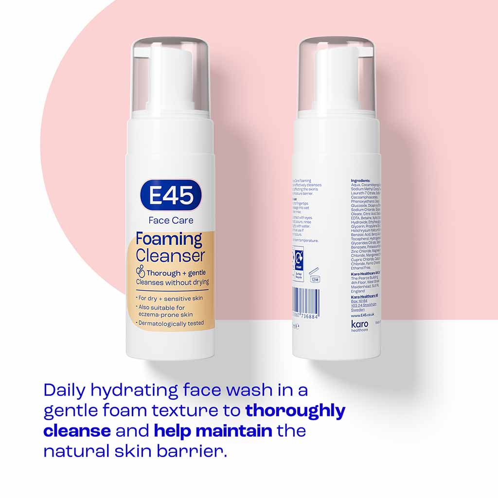 E45 Hydrating Face Foam Cleanser 150ml