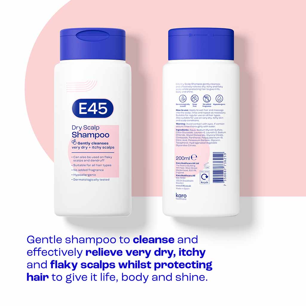 E45 Hydrating Dry Scalp Shampoo 200ml