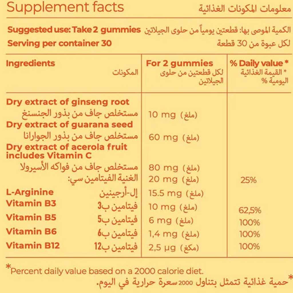 Rite Energy Multivitamin Daily Booster Gummies, Pack of 60's