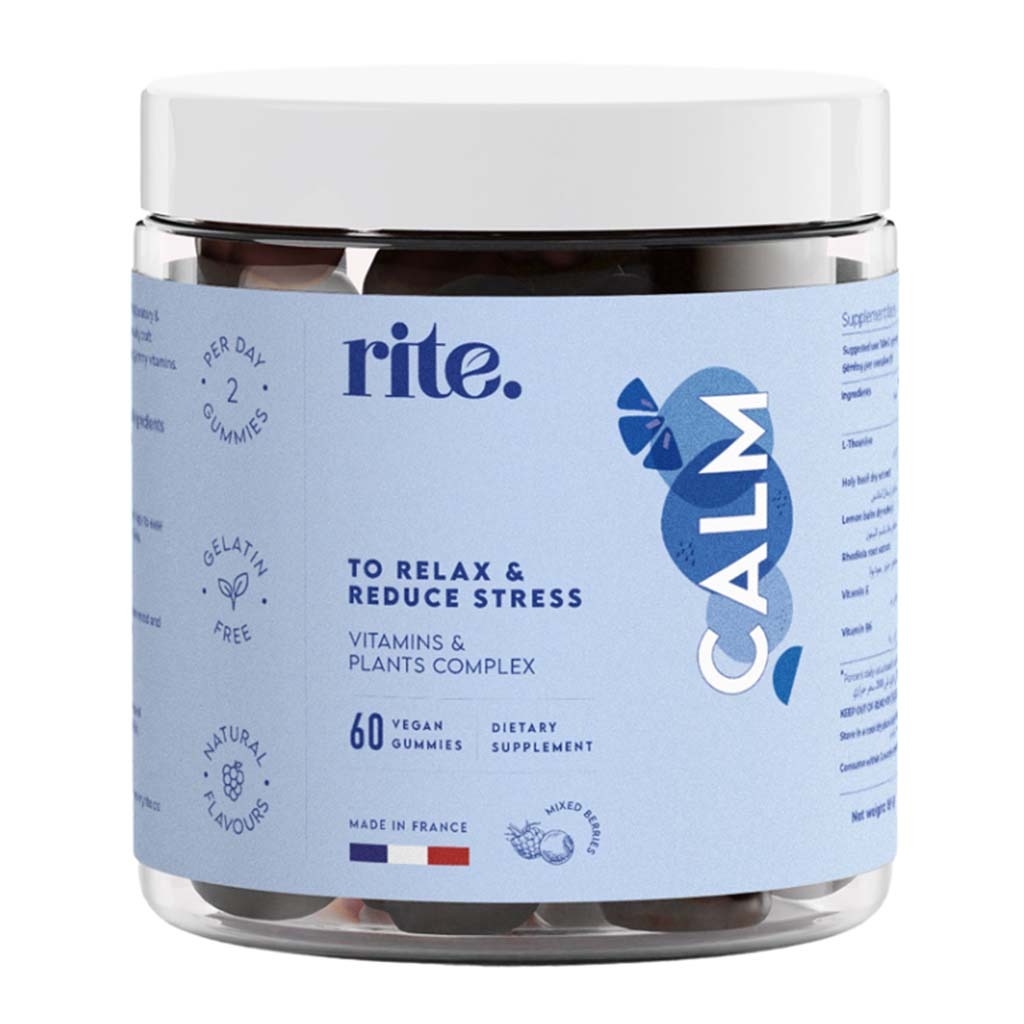 Rite Calm Gummies To Relax & Reduce Stress , Pack of 60's
