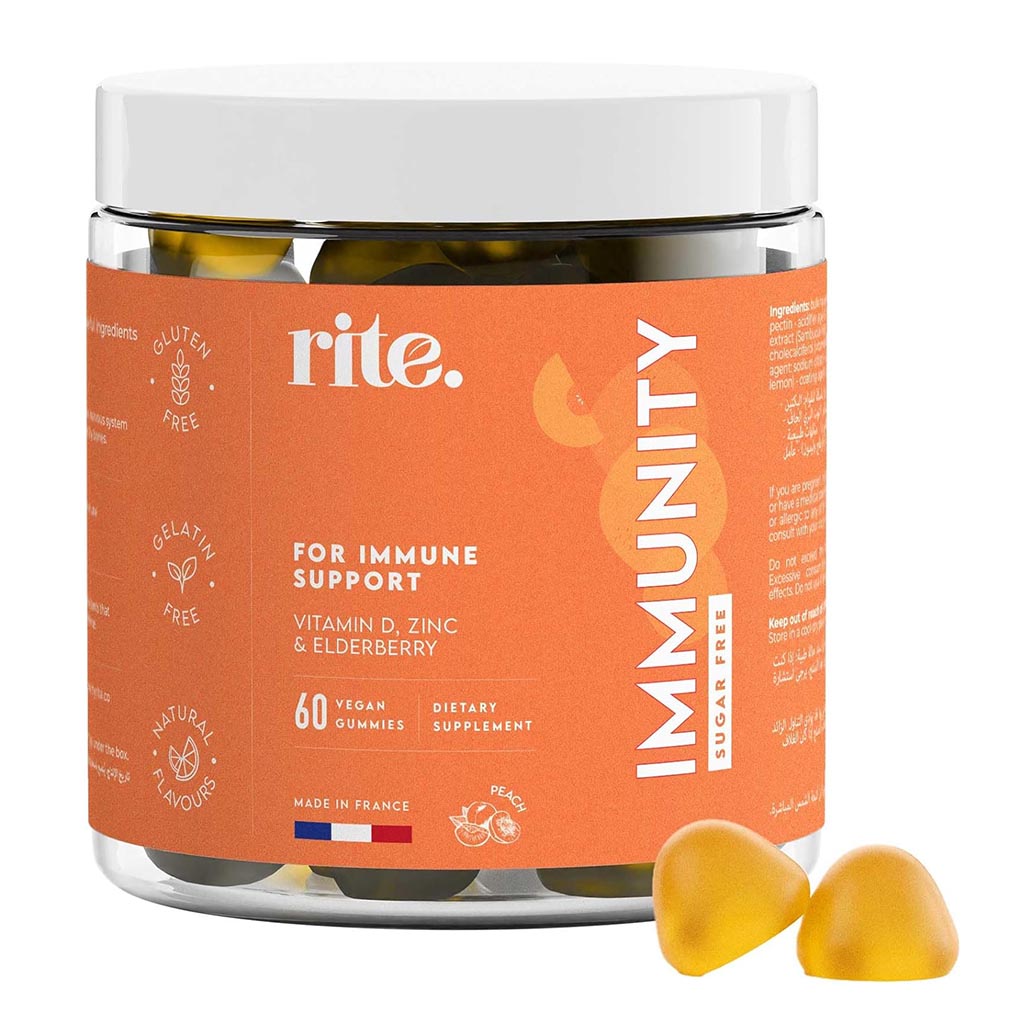 Rite Immunity Gummies For Immune Support, Pack of 60's