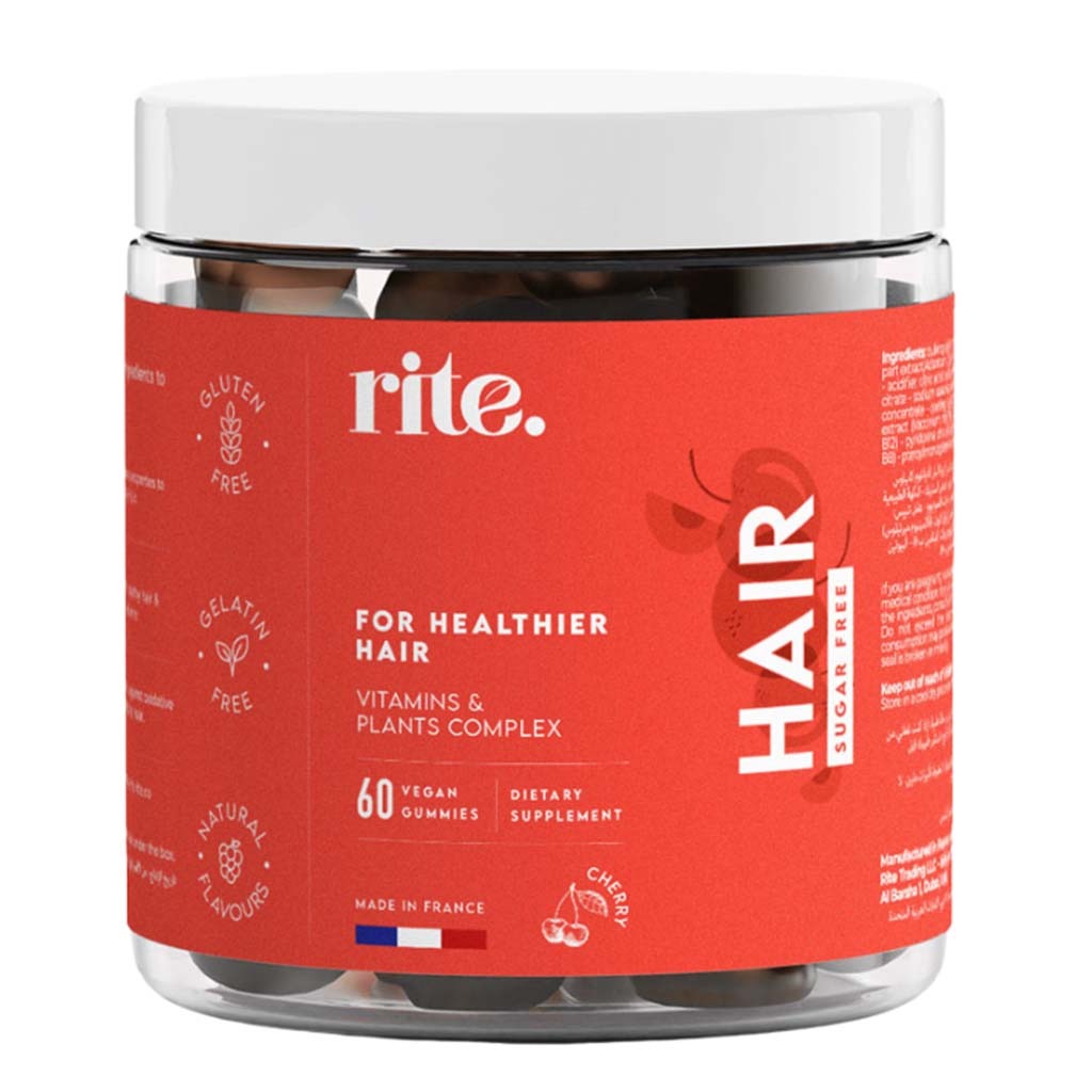 Rite Hair Gummies For Healthier Hair, Pack of 60's