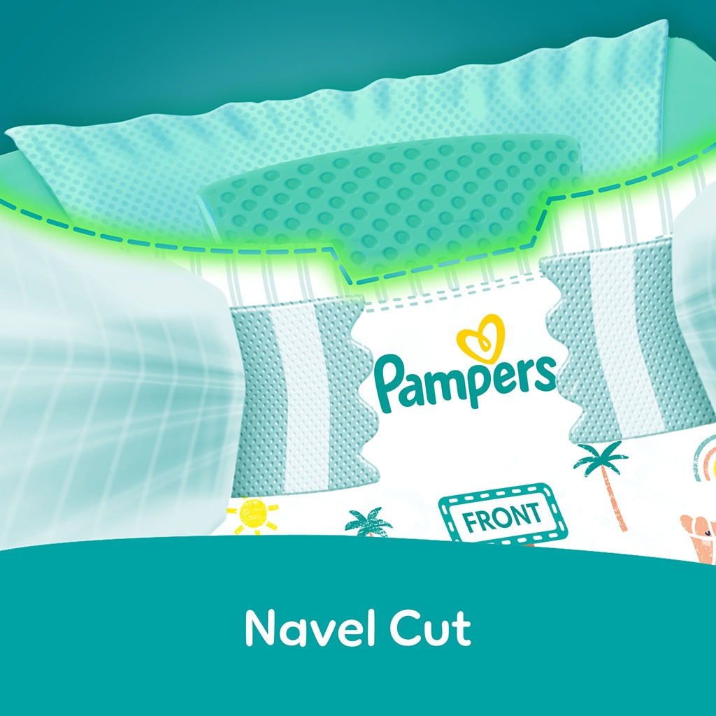 Pampers Rash Protection Size 1, 2-5kg Newborn Diapers, Pack of 86's