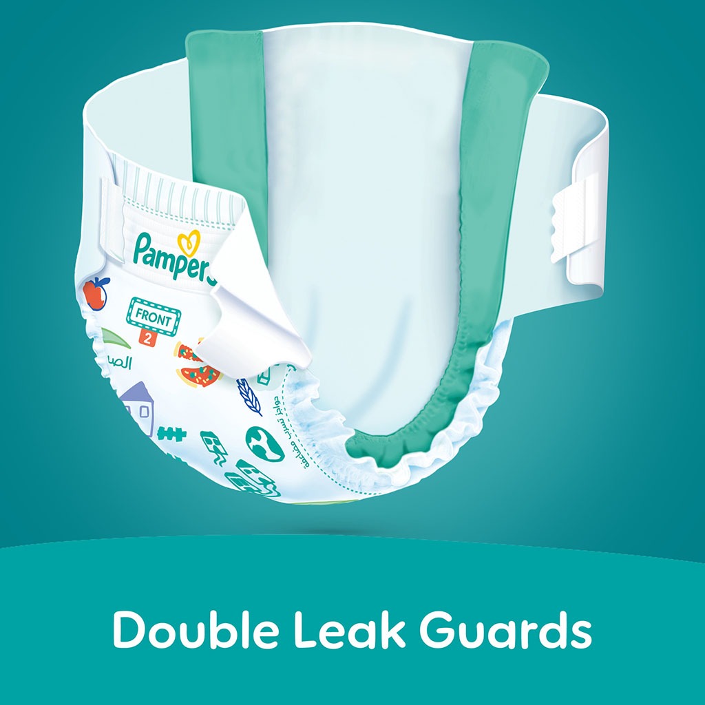 Pampers Rash Protection Size 2, 3-8kg Newborn Diapers, Pack of 64's