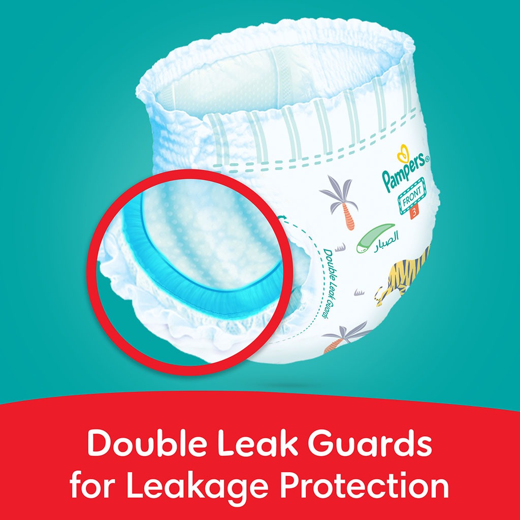 Pampers Rash Protection Size 3, 6-11kg Baby Diaper Pants, Pack of 26's