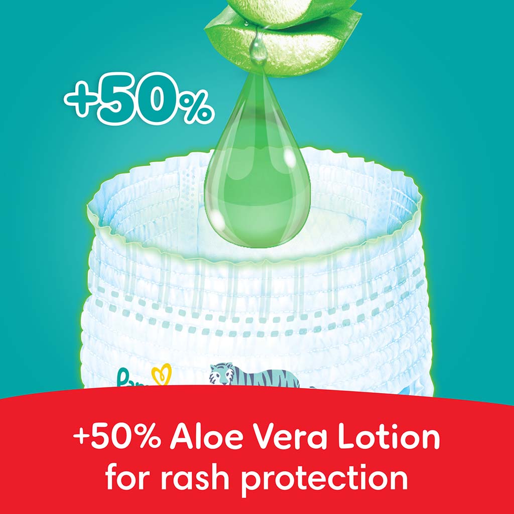 Pampers Rash Protection Size 3, 6-11kg Baby Diaper Pants, Pack of 60's