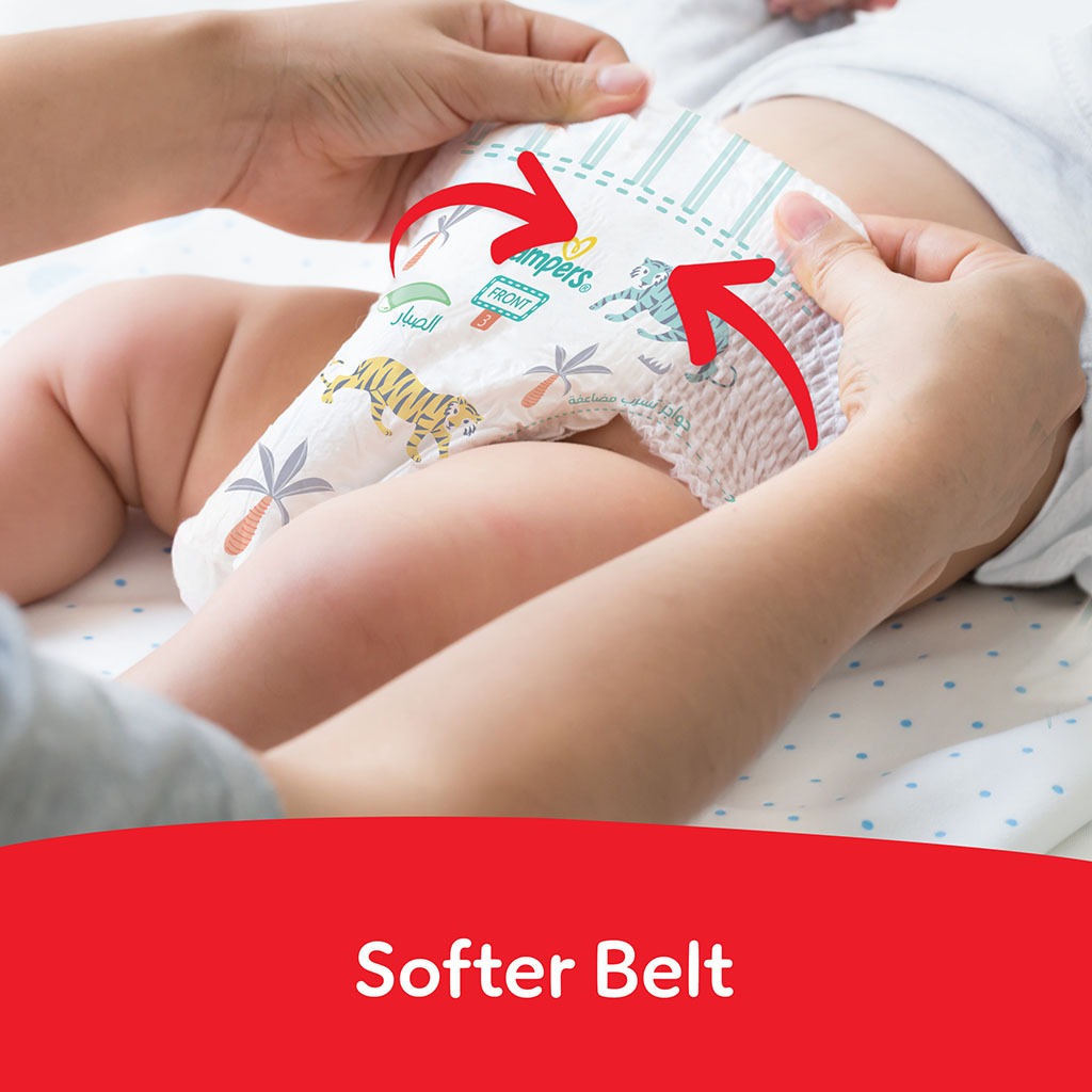 Pampers Rash Protection Size 3, 6-11kg Baby Diaper Pants, Pack of 120's