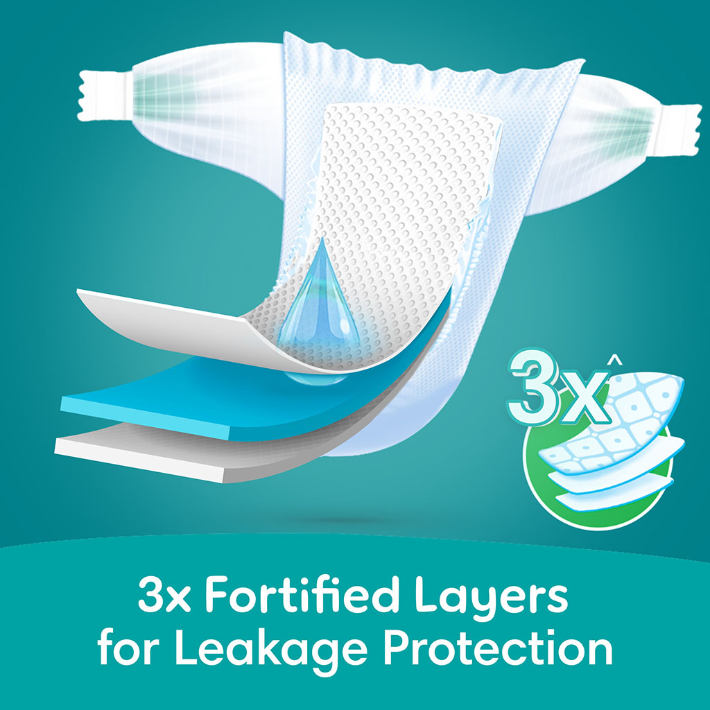 Pampers Rash Protection Size 4, 9-14kg Baby Diapers, Pack of 120's