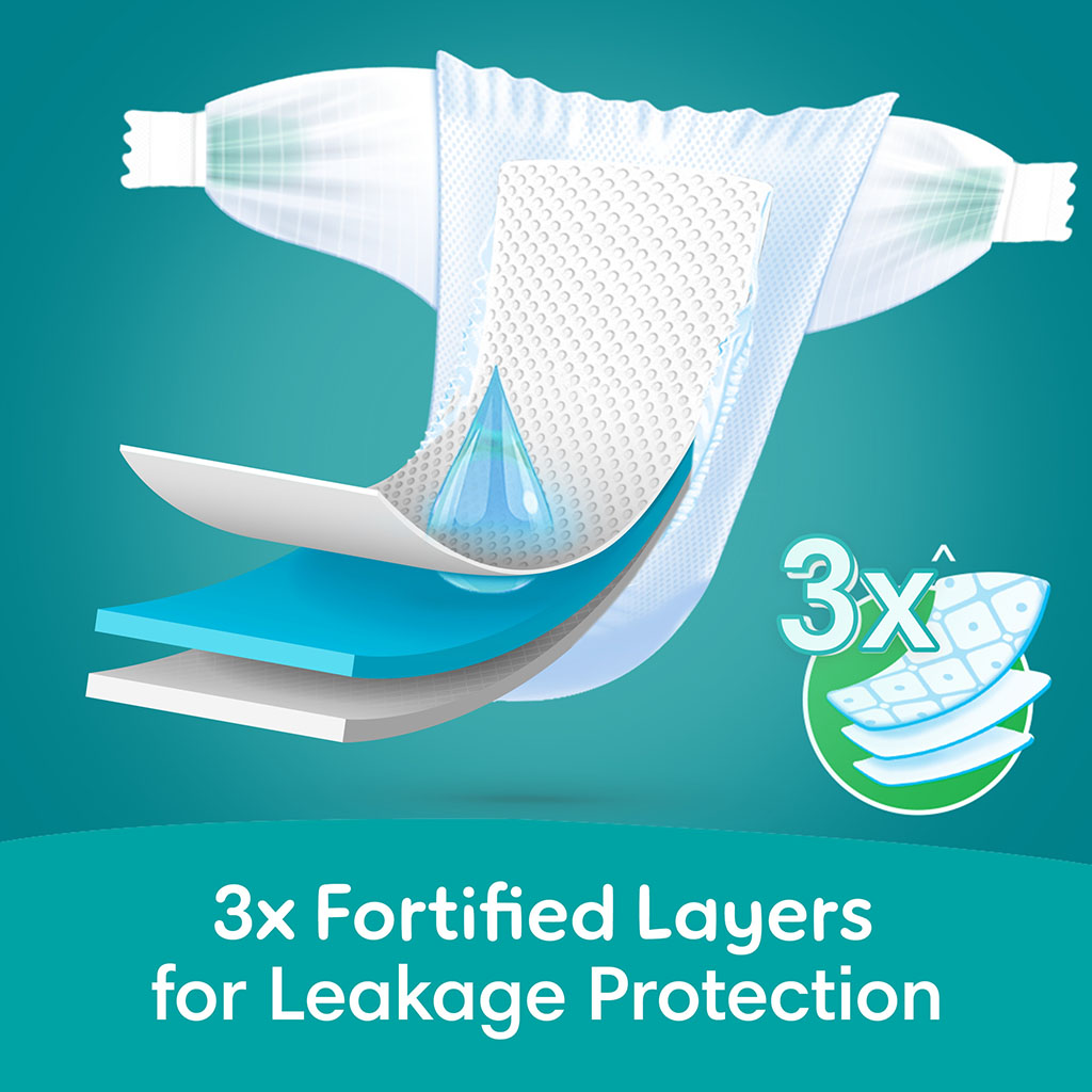 Pampers Rash Protection Size 4, 9-14kg Baby Diapers, Pack of 74's