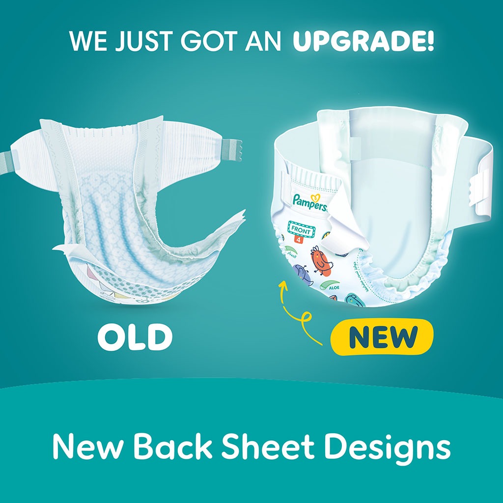 Pampers Rash Protection Size 4, 9-14kg Baby Diapers, Pack of 74's