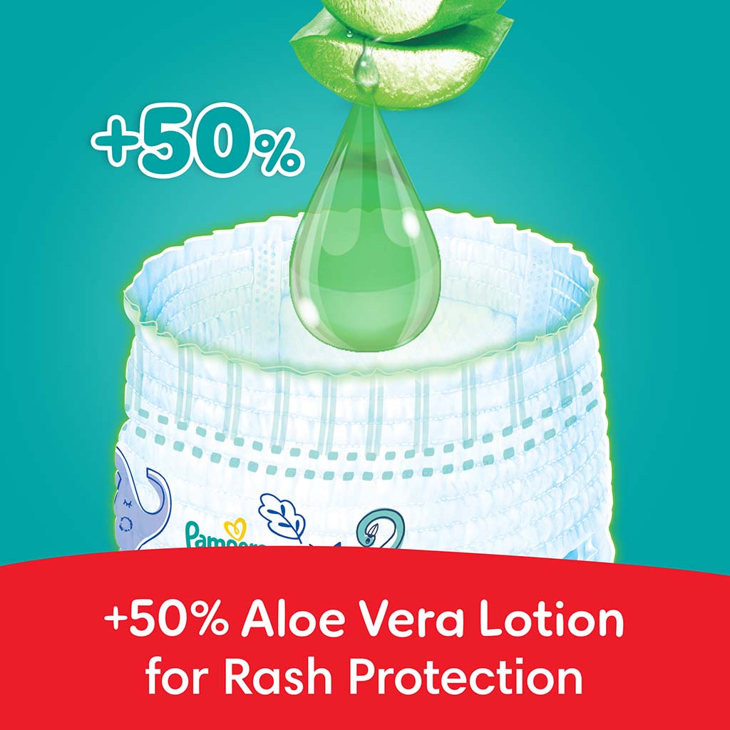 Pampers Rash Protection Size 5, 12-18kg Baby Diaper Pants, Pack of 48's