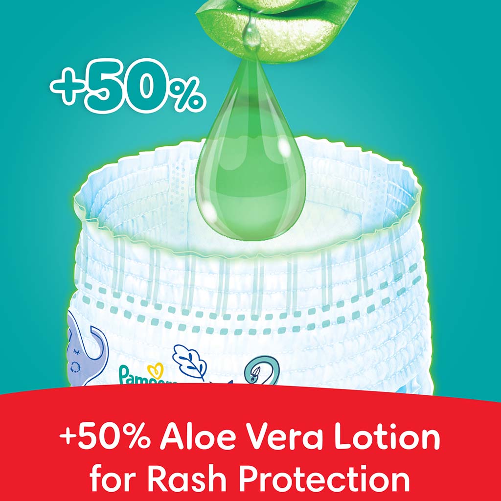 Pampers Rash Protection Size 5, 12-18kg Baby Diaper Pants, Pack of 96's