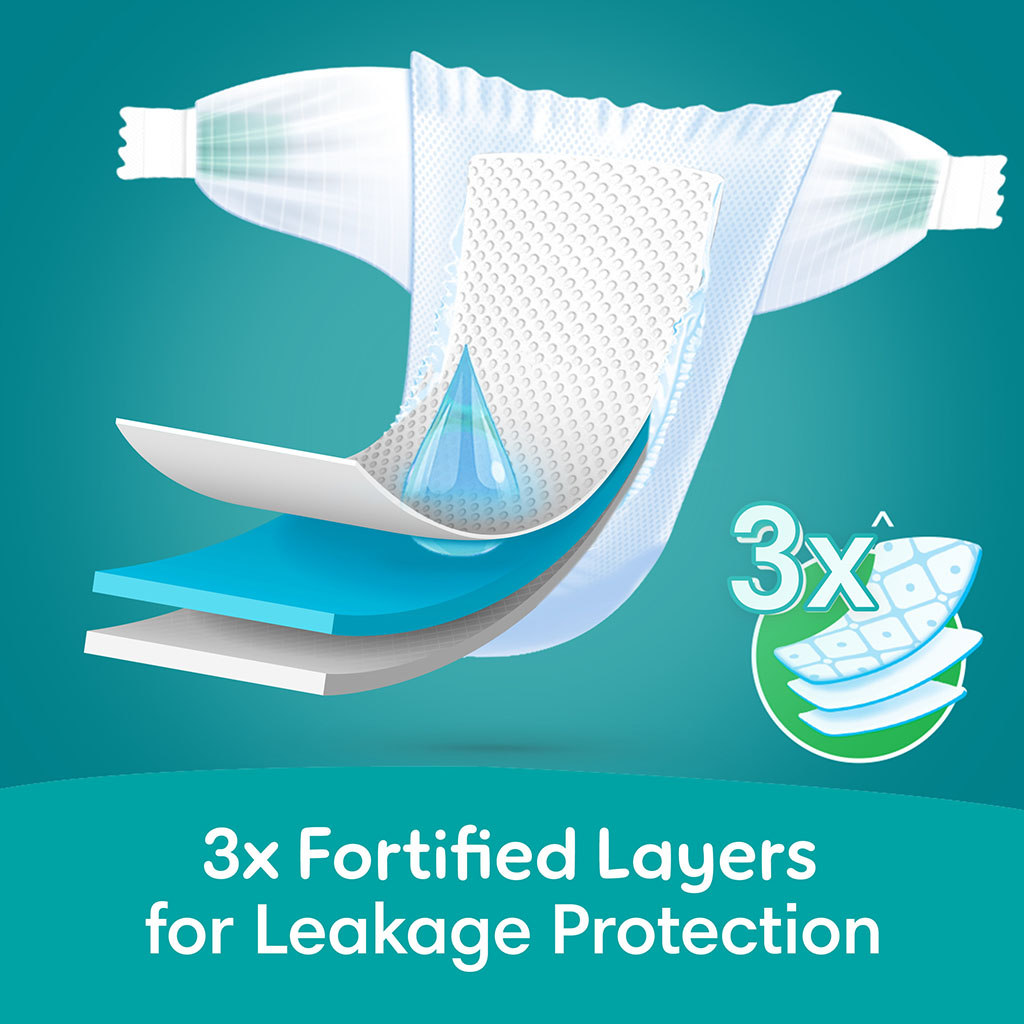 Pampers Rash Protection Size 5, 11-16kg Baby Diapers, Pack of 104's