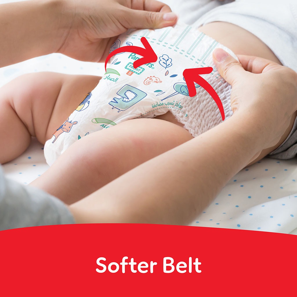 Pampers Rash Protection Size 5, 12-18kg Baby Diaper Pants, Pack of 60's