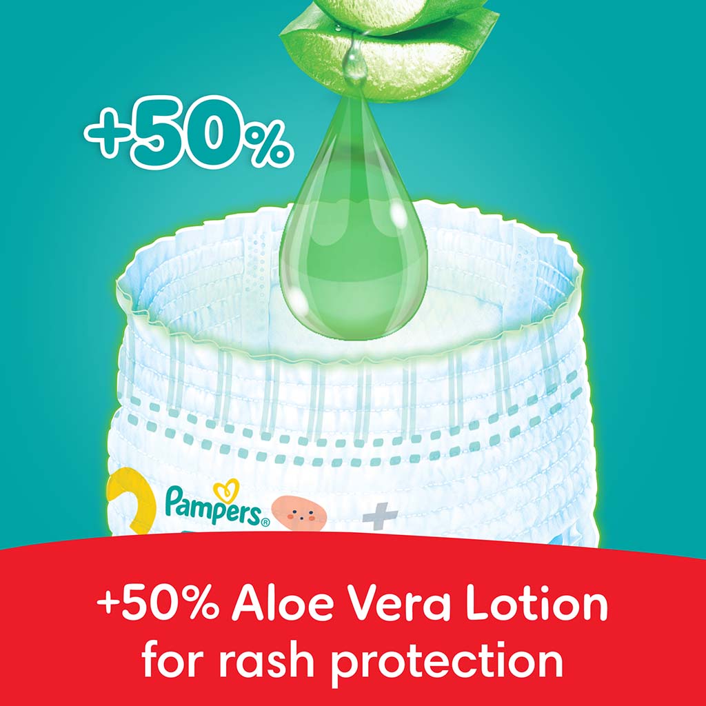 Pampers Rash Protection Size 6, 16+kg Baby Diaper Pants, Pack of 19's