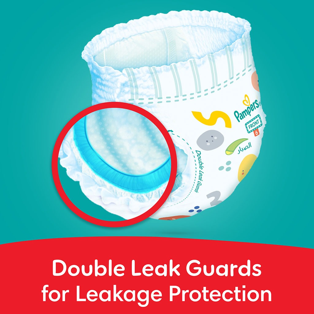 Pampers Rash Protection Size 6, 16+kg Baby Diaper Pants, Pack of 44's