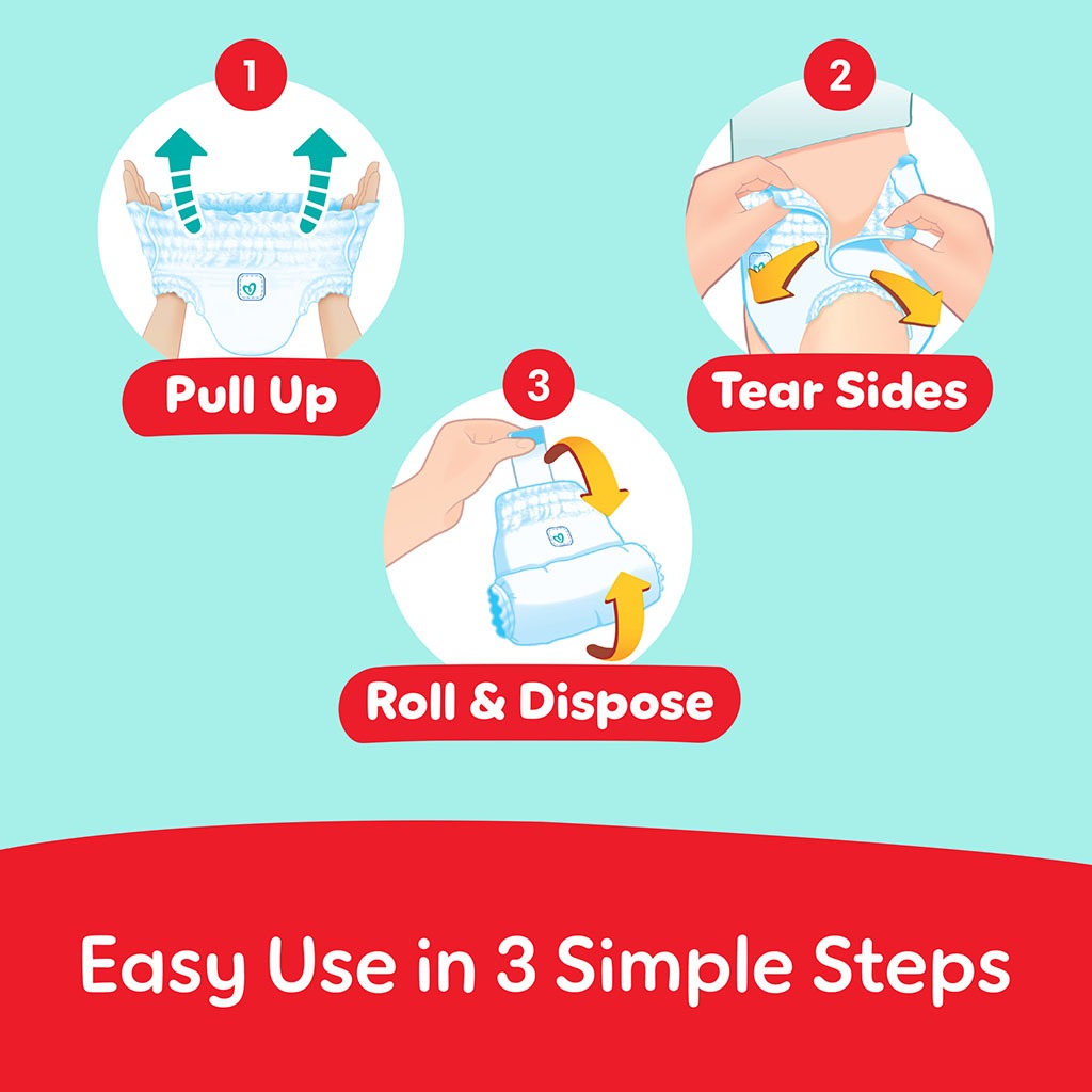 Pampers Ultimate Comfort Size 7, 17+kg Baby Diaper Pants, Pack of 32's