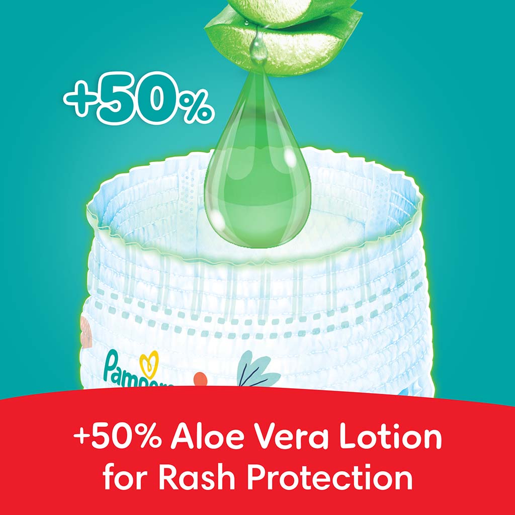 Pampers Rash Protection Size 4, 9-14kg Baby Diaper Pants, Pack of 84's