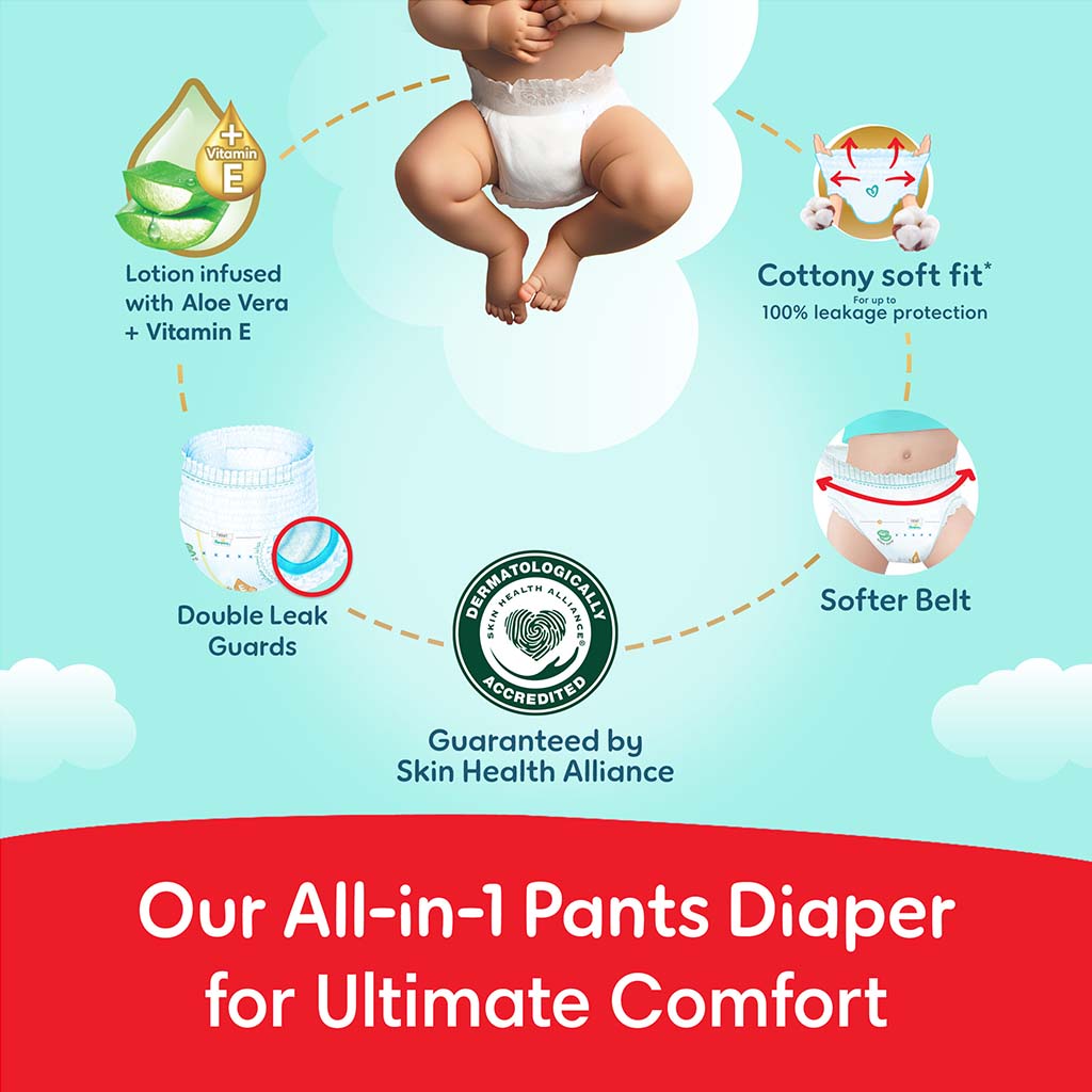 Pampers Ultimate Comfort Size 6, 16+kg Baby Diaper Pants, Pack of 54's