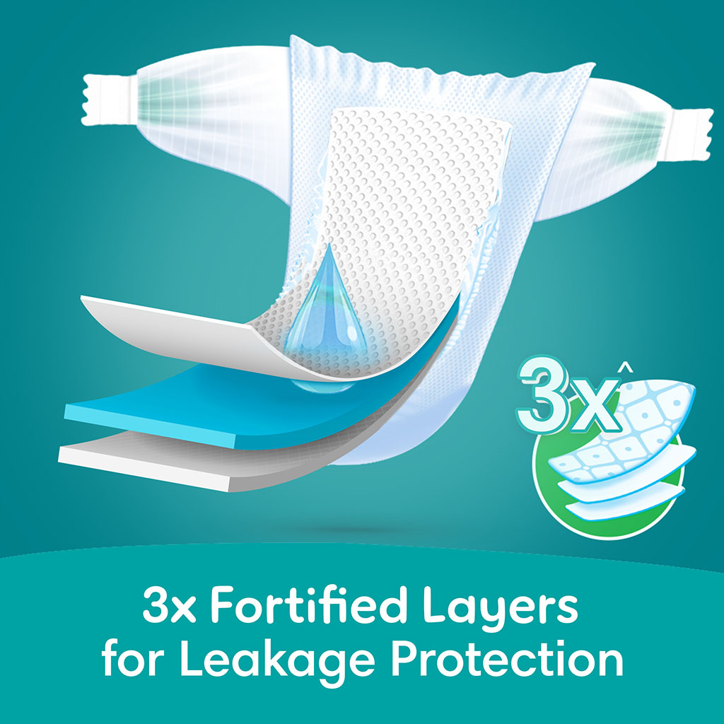 Pampers Rash Protection Size 1, 2-5kg Newborn Diapers, Pack of 21's