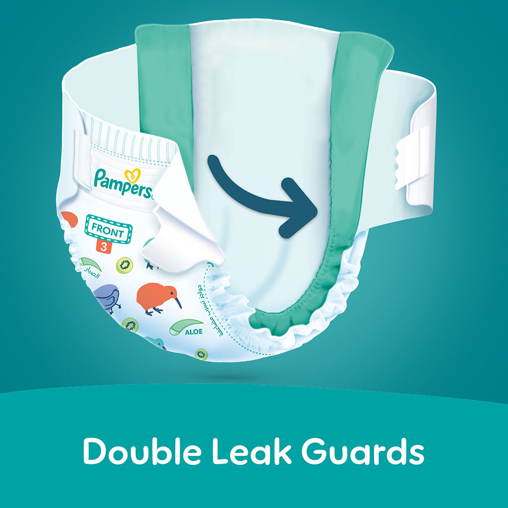 Pampers Rash Protection Size 4, 9-14kg Baby Diapers, Pack of 16's