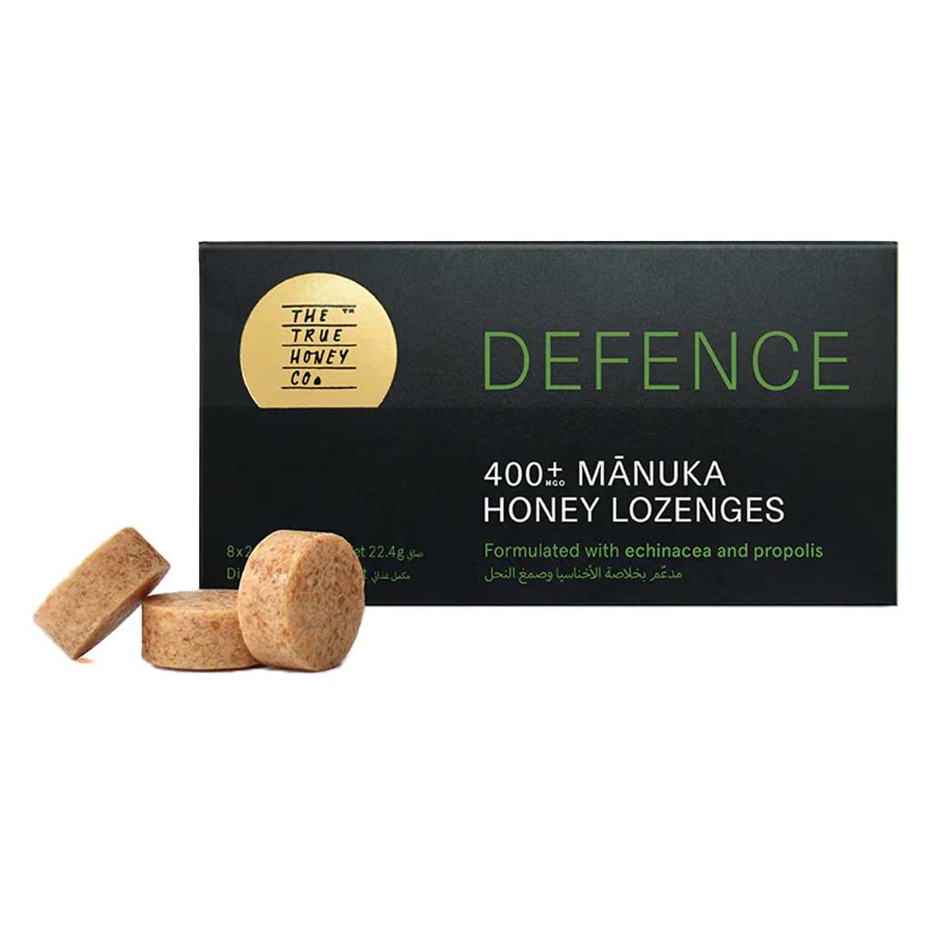 True Honey 400+ MGO Manuka Honey Defence Lozenges 2.8g, Pack of 8's